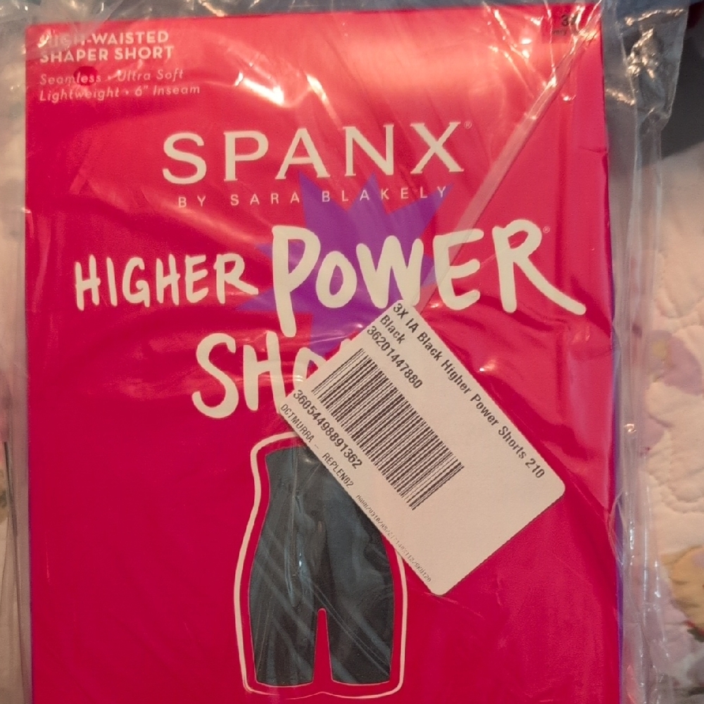 SPANX High-Waisted Shaper Shorts - Black